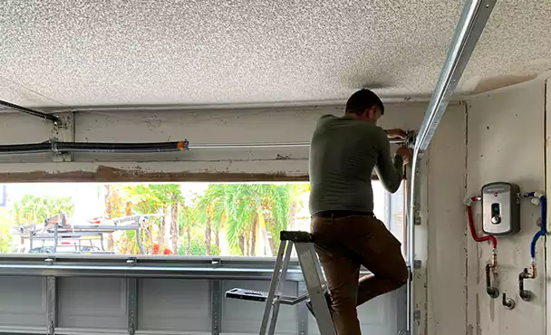 Garage Door Rail Replacement in Jupiter, FL